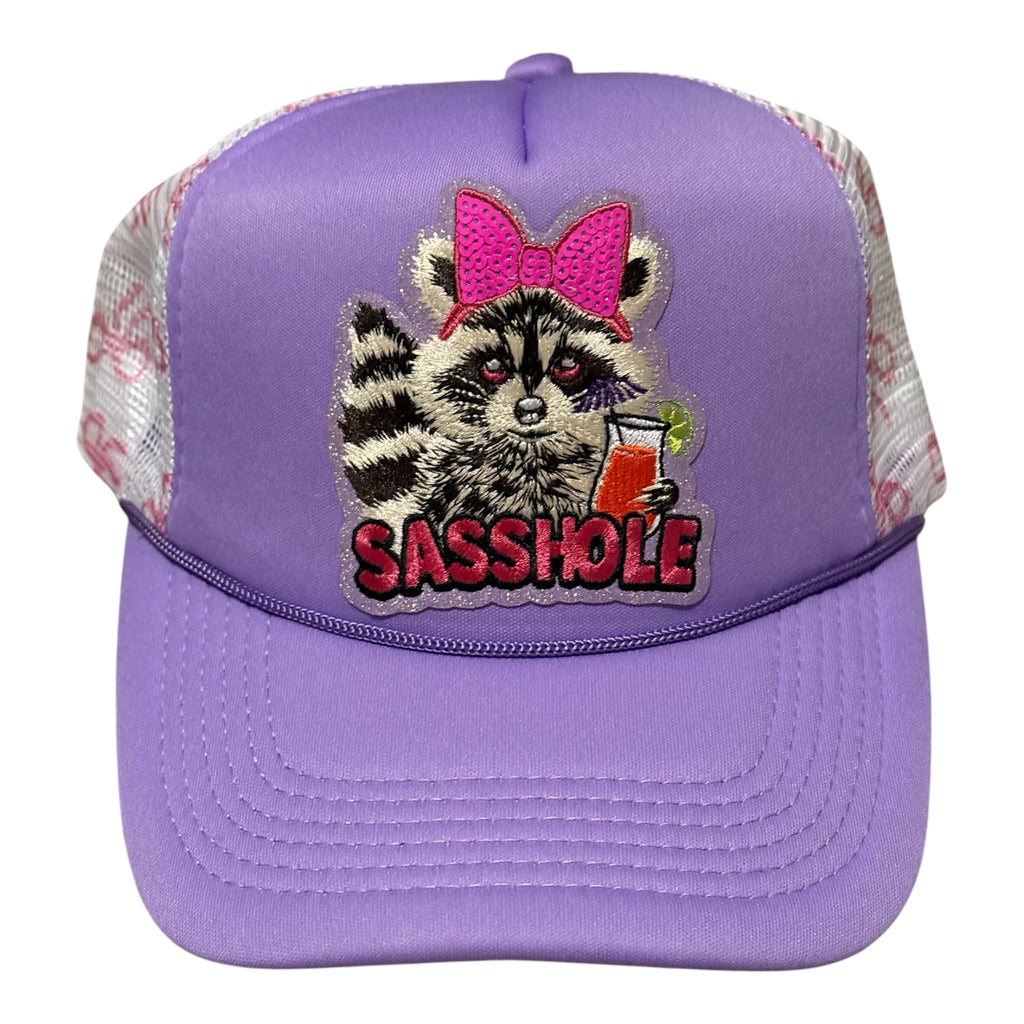 Sasshole with bow printed mesh