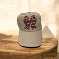 Leopard/pink bow