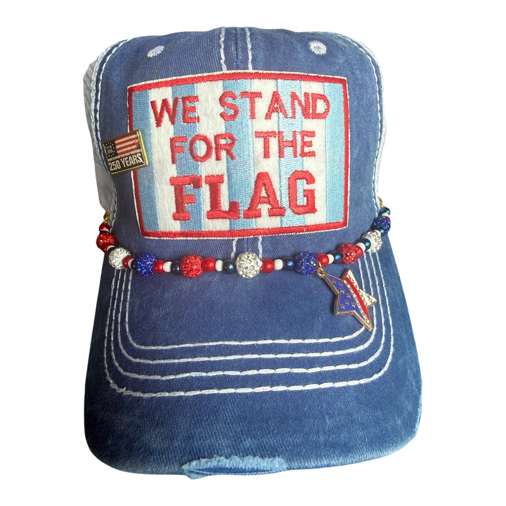 Flag, Fourth of July soft trucker