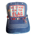 Flag, Fourth of July soft trucker