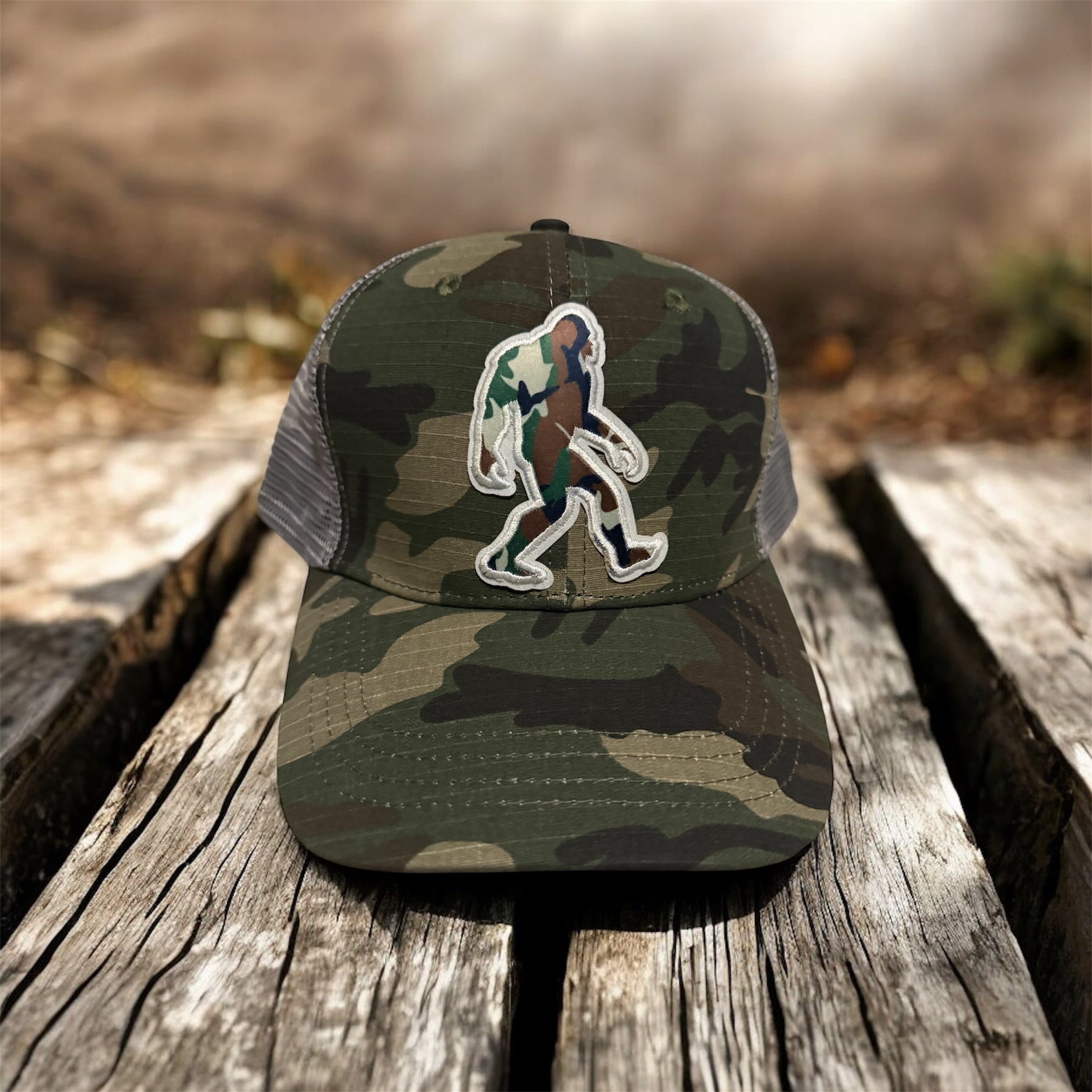 Big Foot Camo/grey mesh