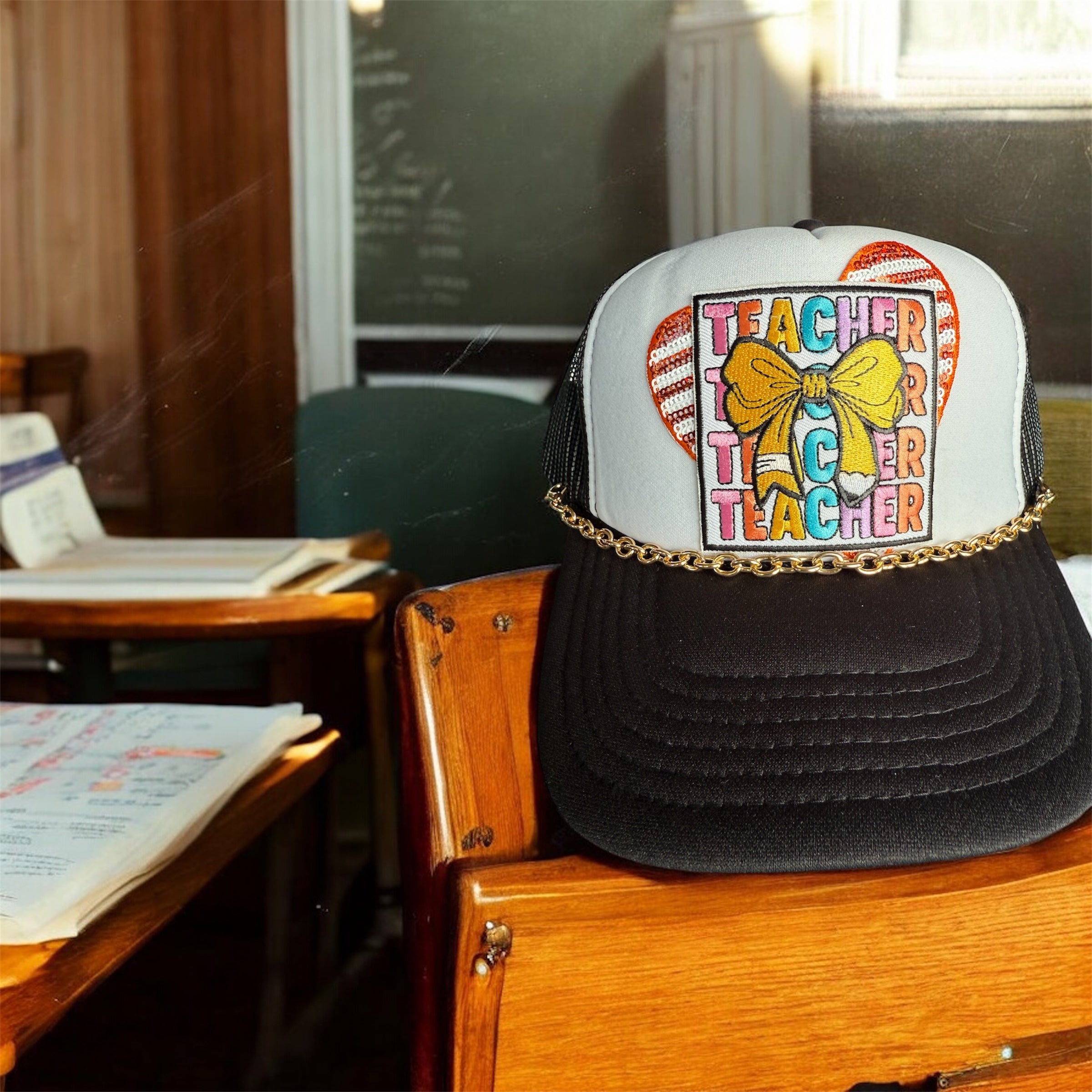 Teacher trucker hat