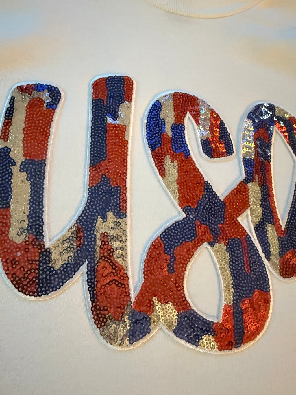 USA sequined shirts and tanks