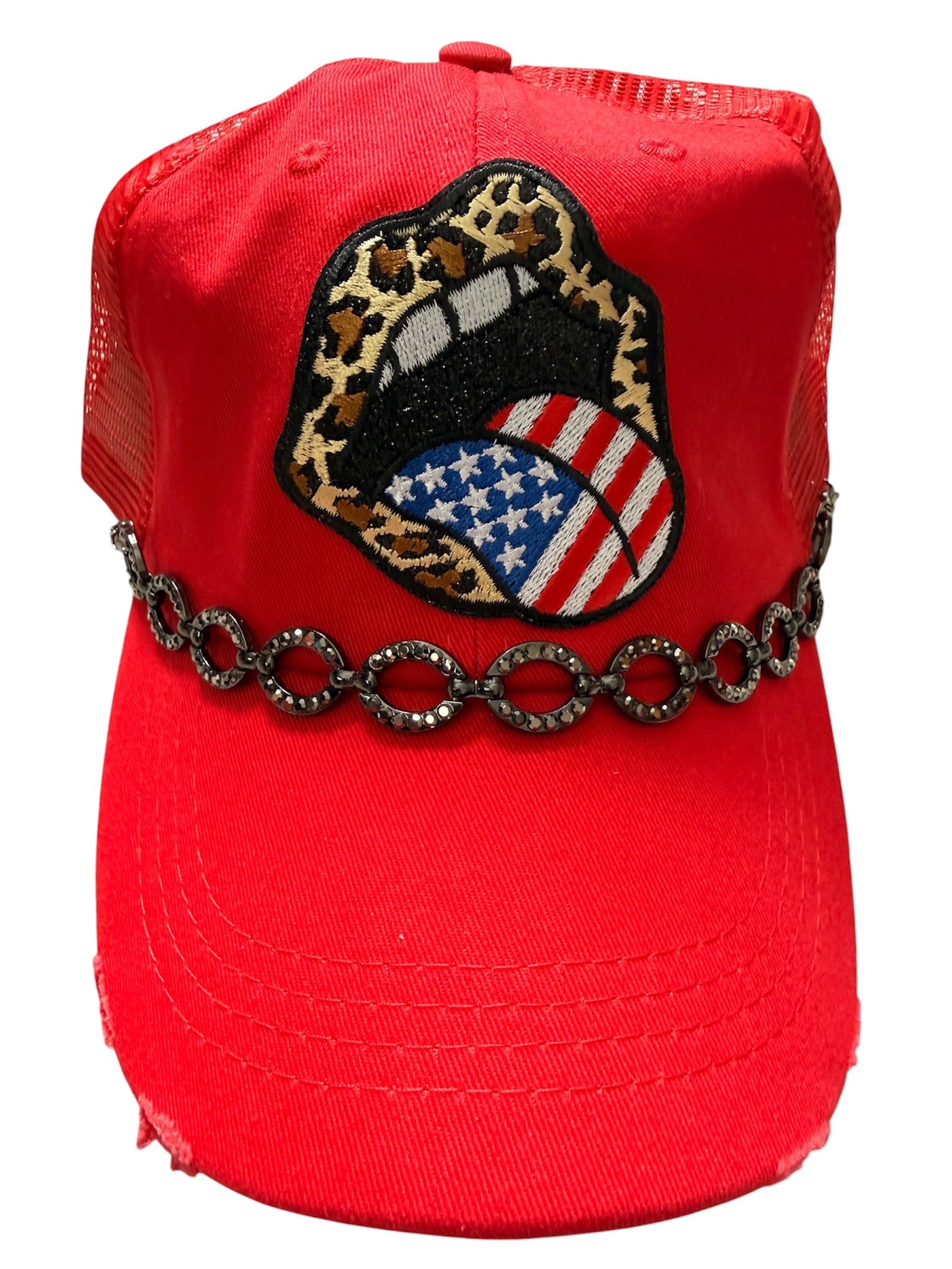 Lips w Flag tongue