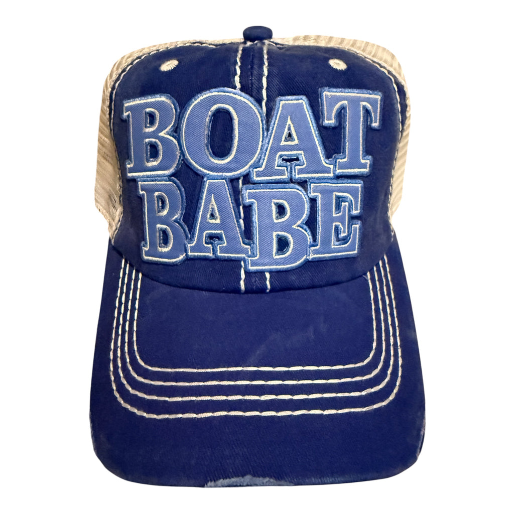 BOAT BABE trucker dad hat