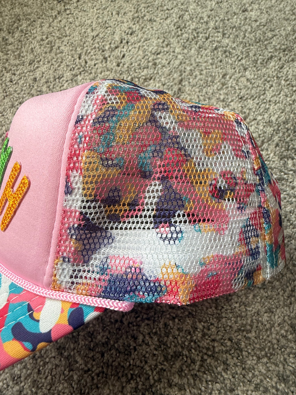 HAPPY trucker hat