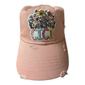 Gigi distressed dad hat