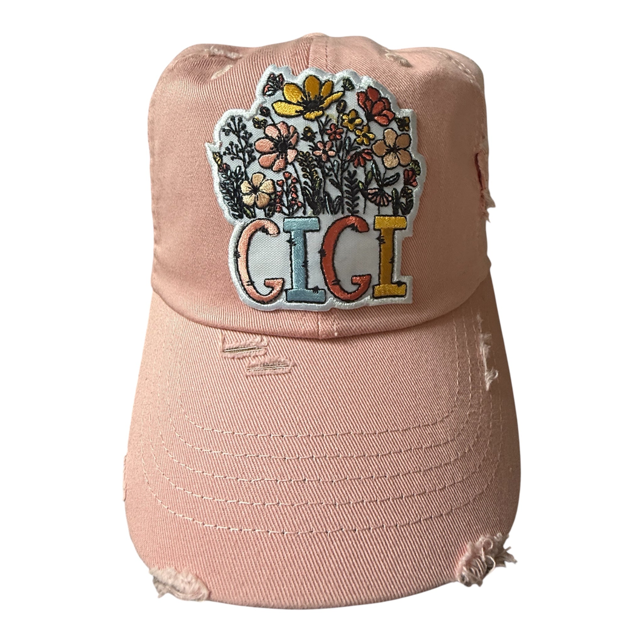 Gigi distressed dad hat