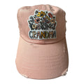 Grandma distressed dad hat
