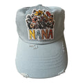 Nana distressed dad hat