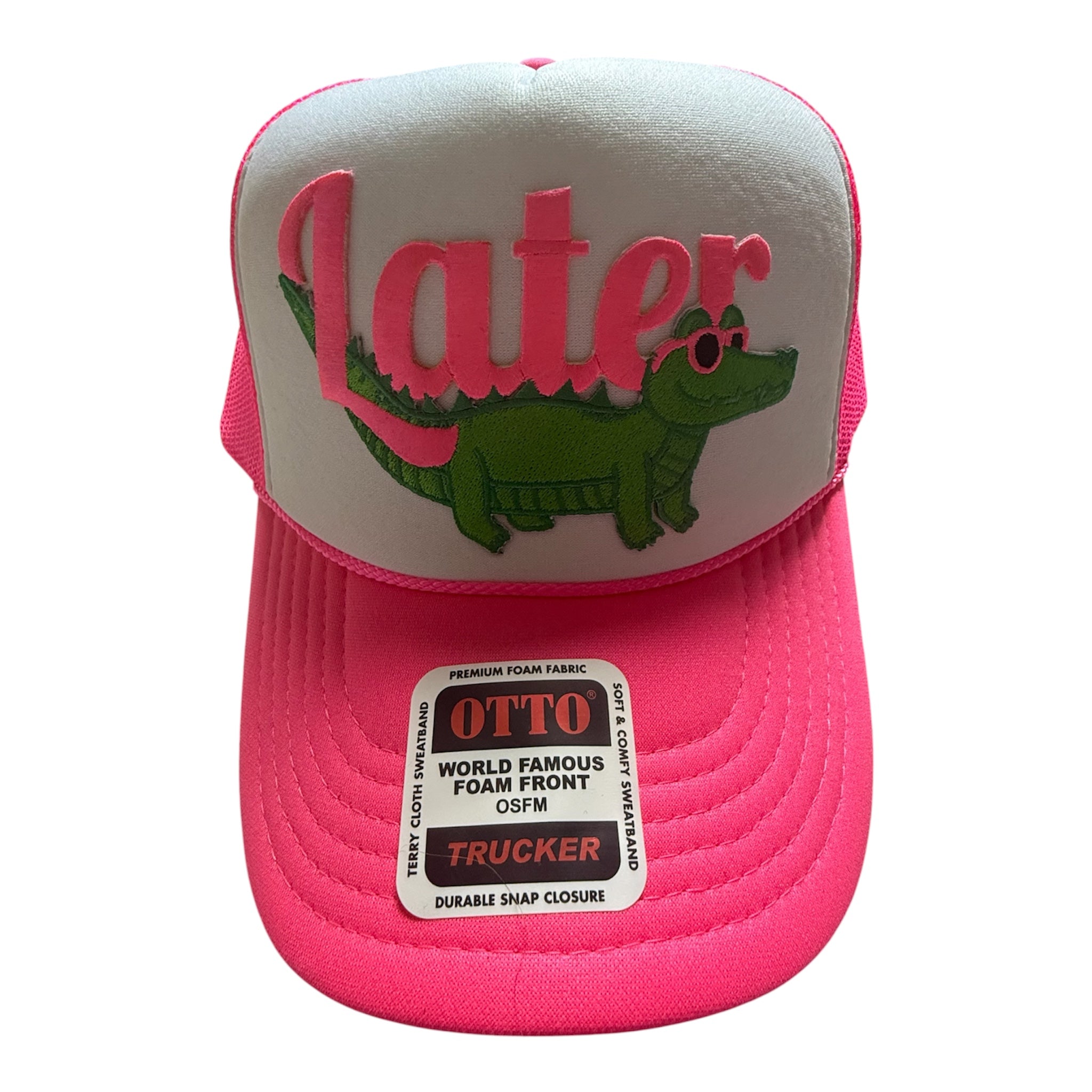 Later Gator pink trucker
