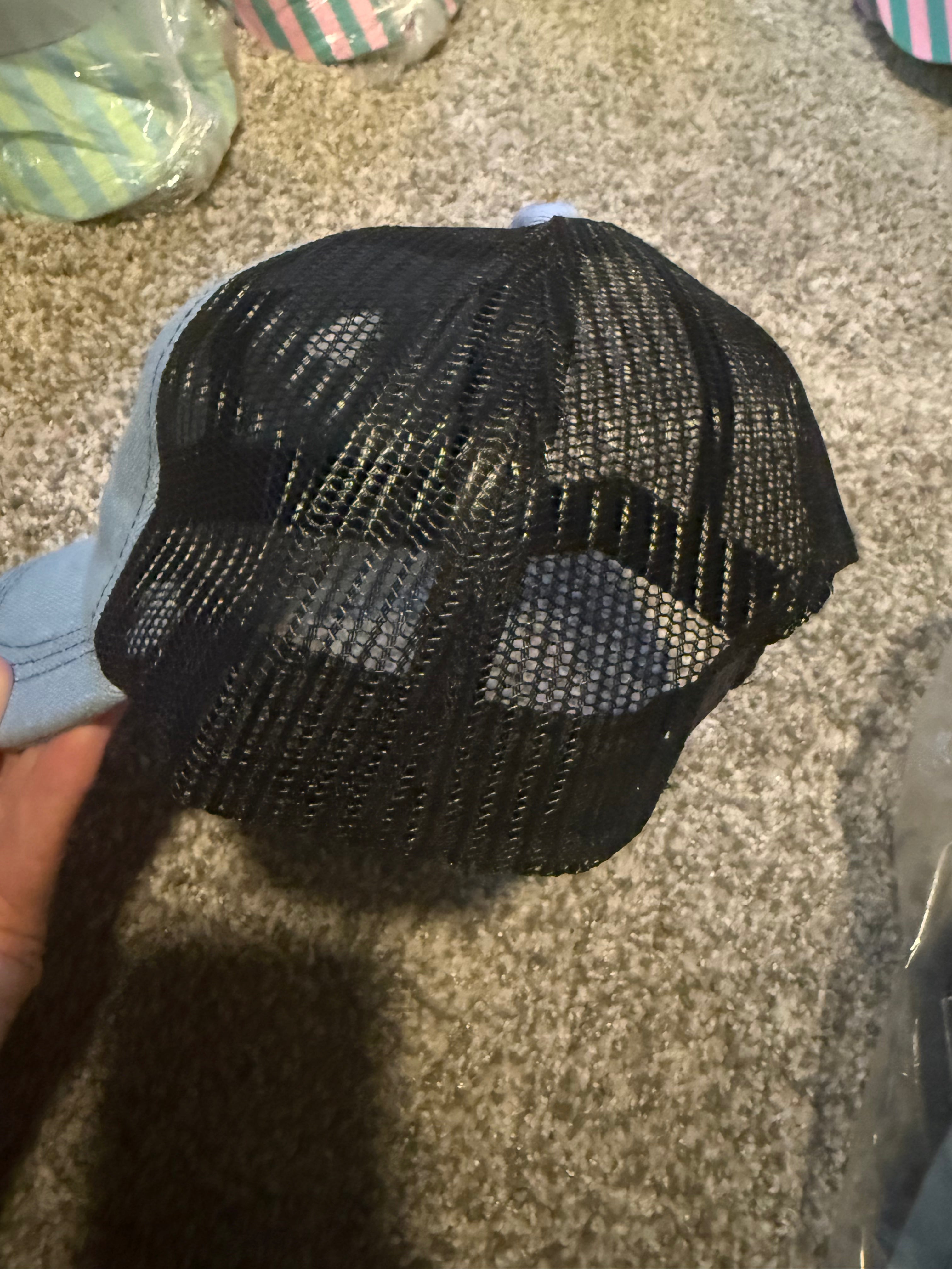 Denim soft trucker blank