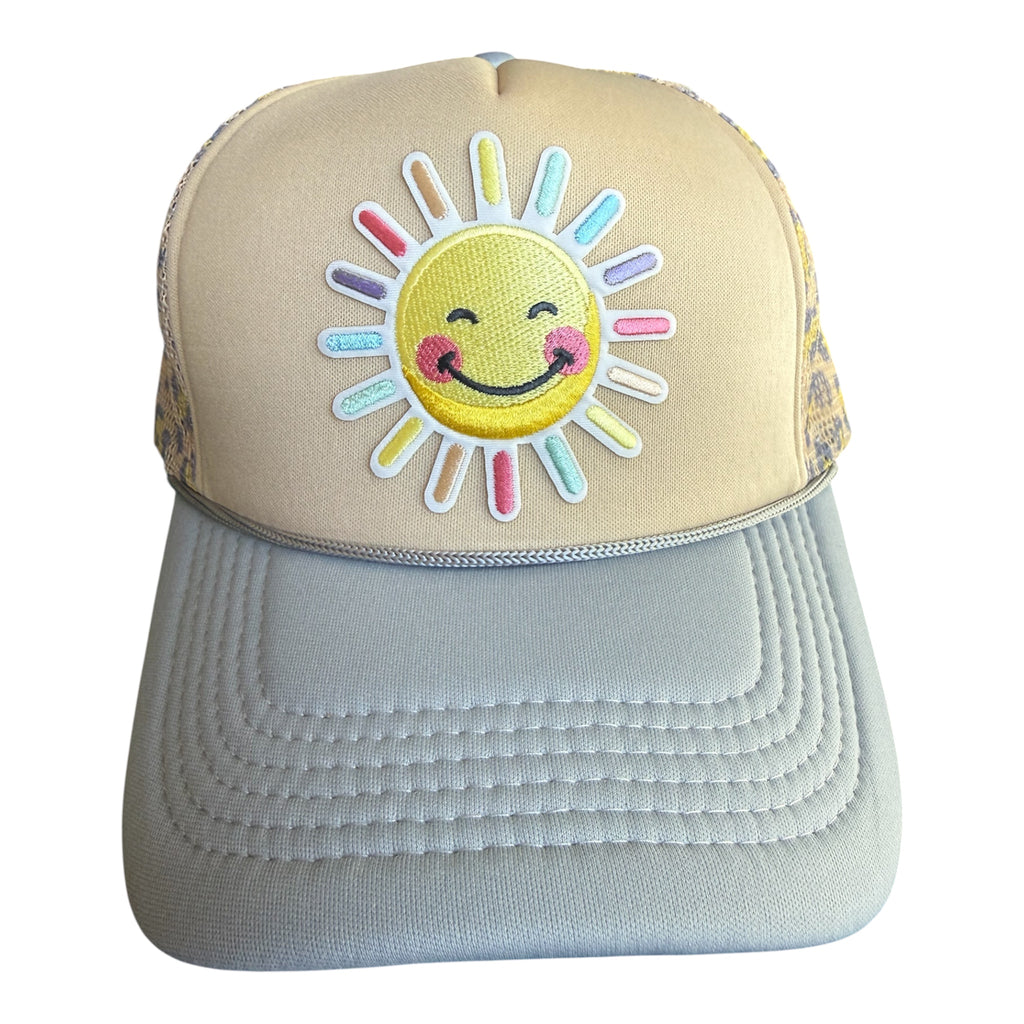 Sunshine leopard Trucker hat