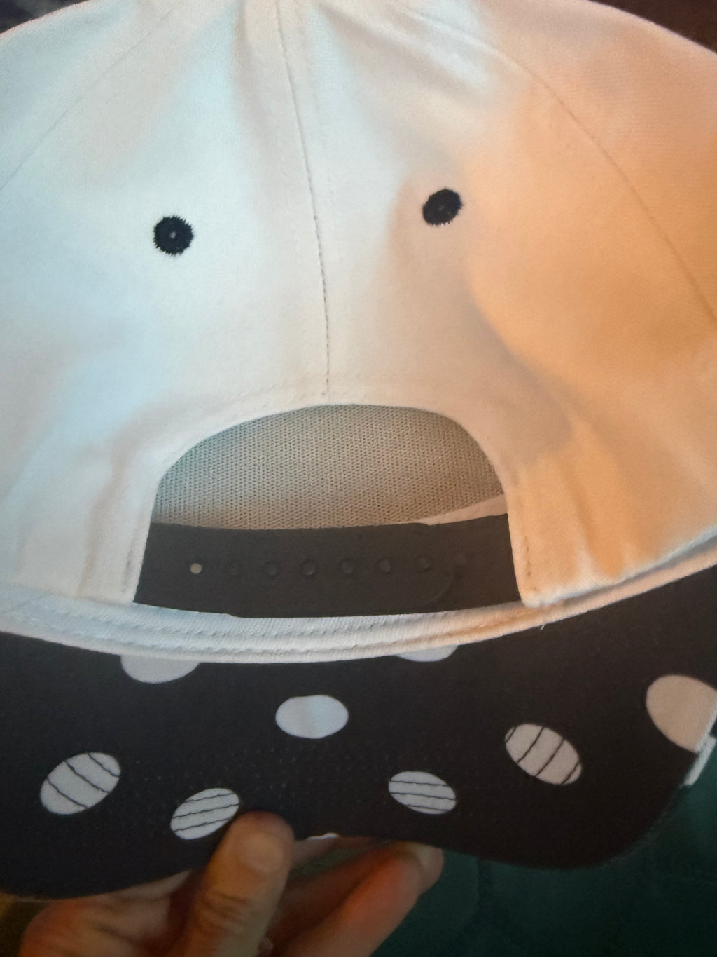 Always be kind polka dot canvas trucker hat