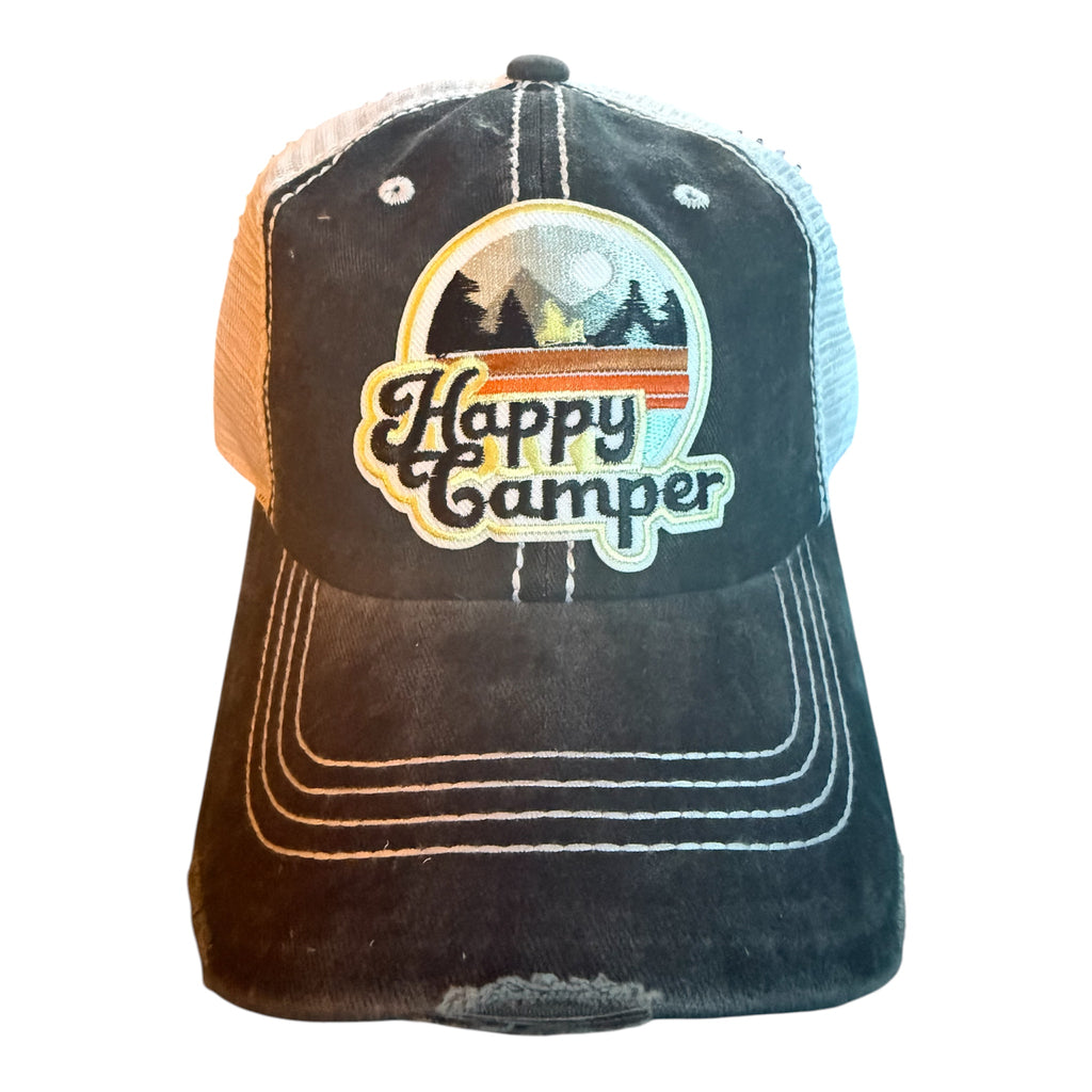 Happy Camper trucker soft dad hat
