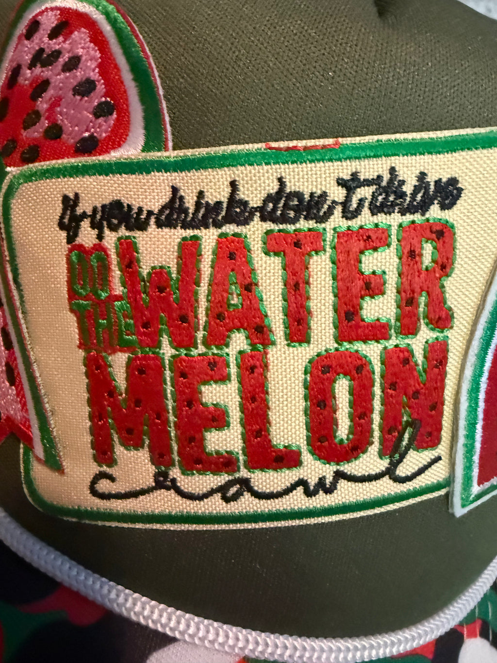 Watermelon crawl Trucker hat