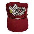 Game set match baseball trucker with Pondo chain