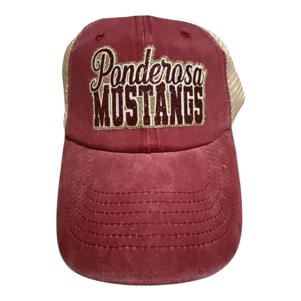 Pondo Mustangs dad trucker hat