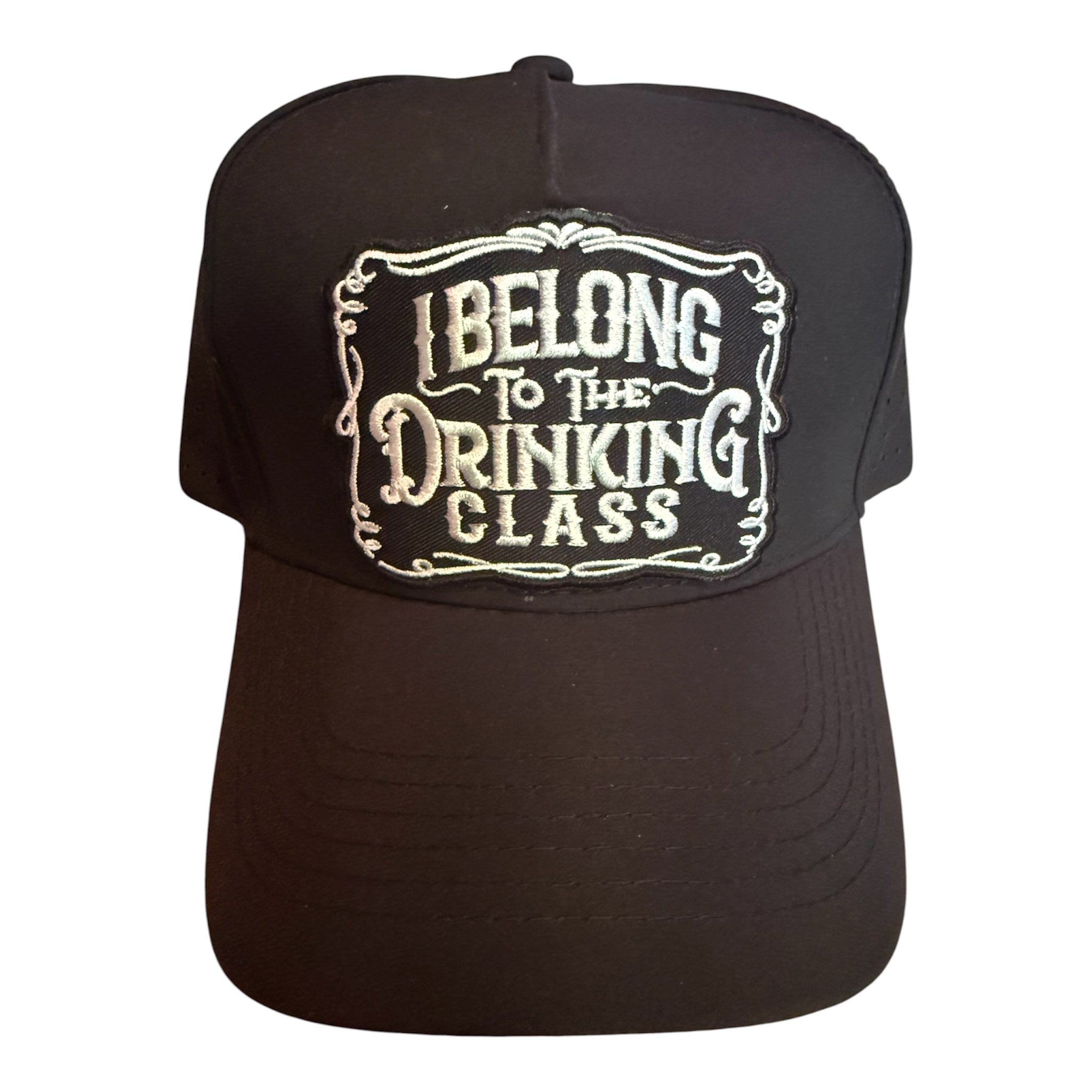 Belong to the drinking class trucker hat