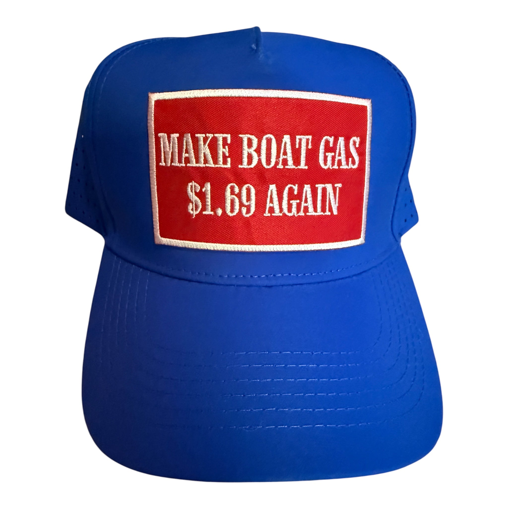 Make boat gas cheaper again- trucker hat