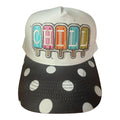 CHILL popsicles canvas trucker hat