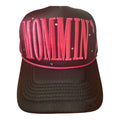 MOMMIN’ checkered trucker hat w bling