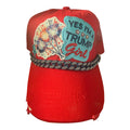 Festive red, white and blue hat