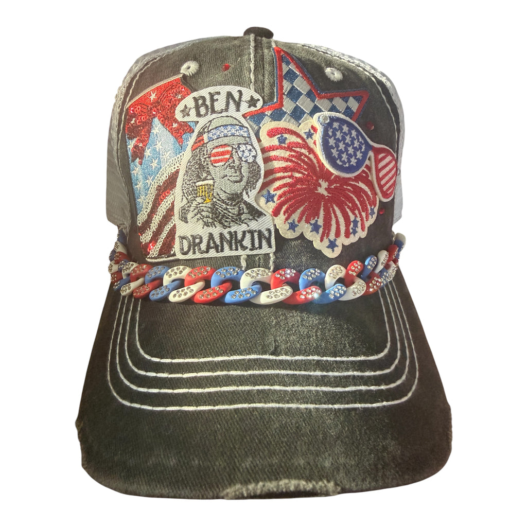 Ben Drankin’ festive trucker dad hat