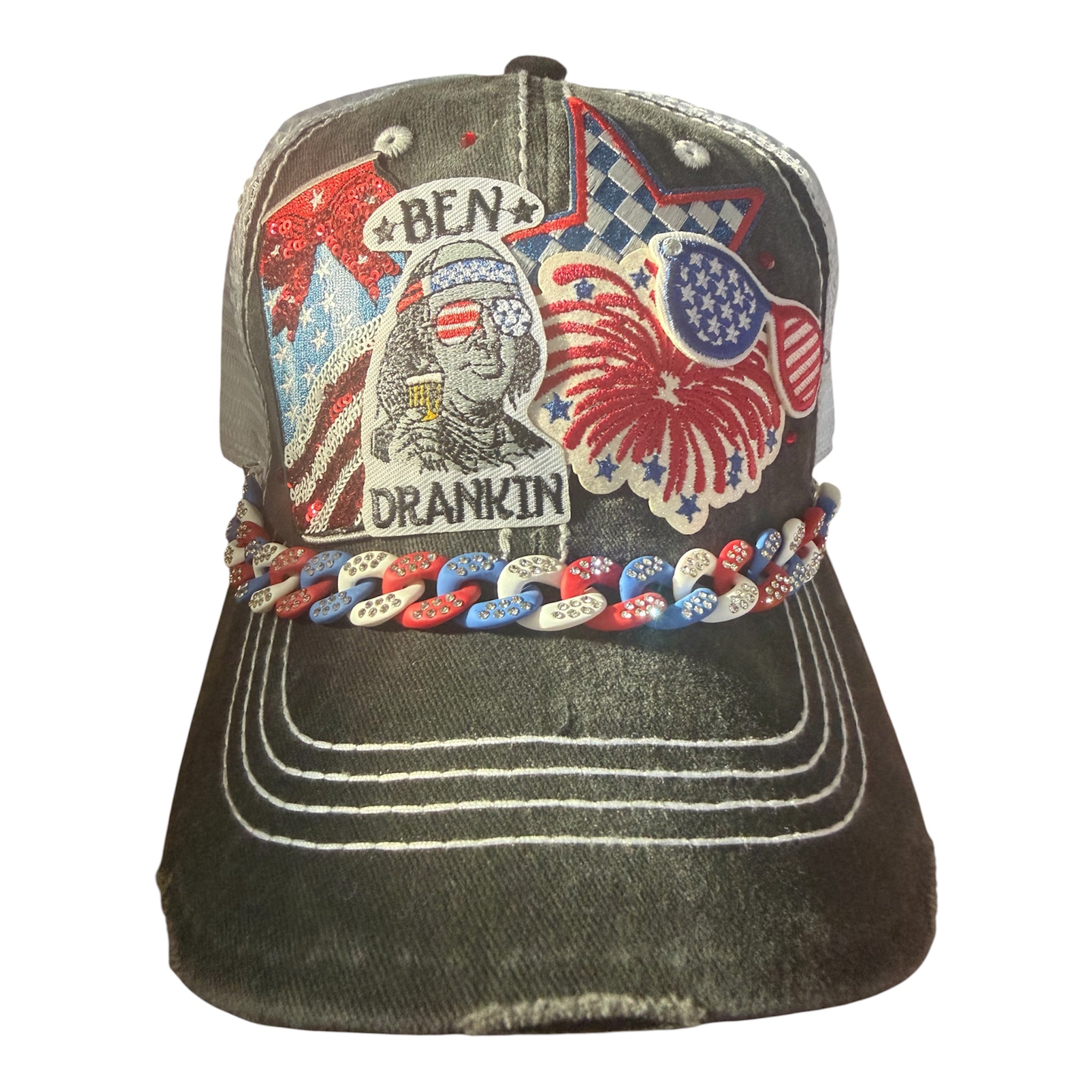 Ben Drankin’ festive trucker dad hat