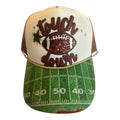 Touchdown trucker hat with printed bill