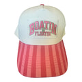 Boatin’ & Floatin’, canvas trucker hat with striped bill