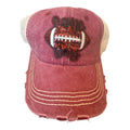 Game Day football trucker dad hat w mesh