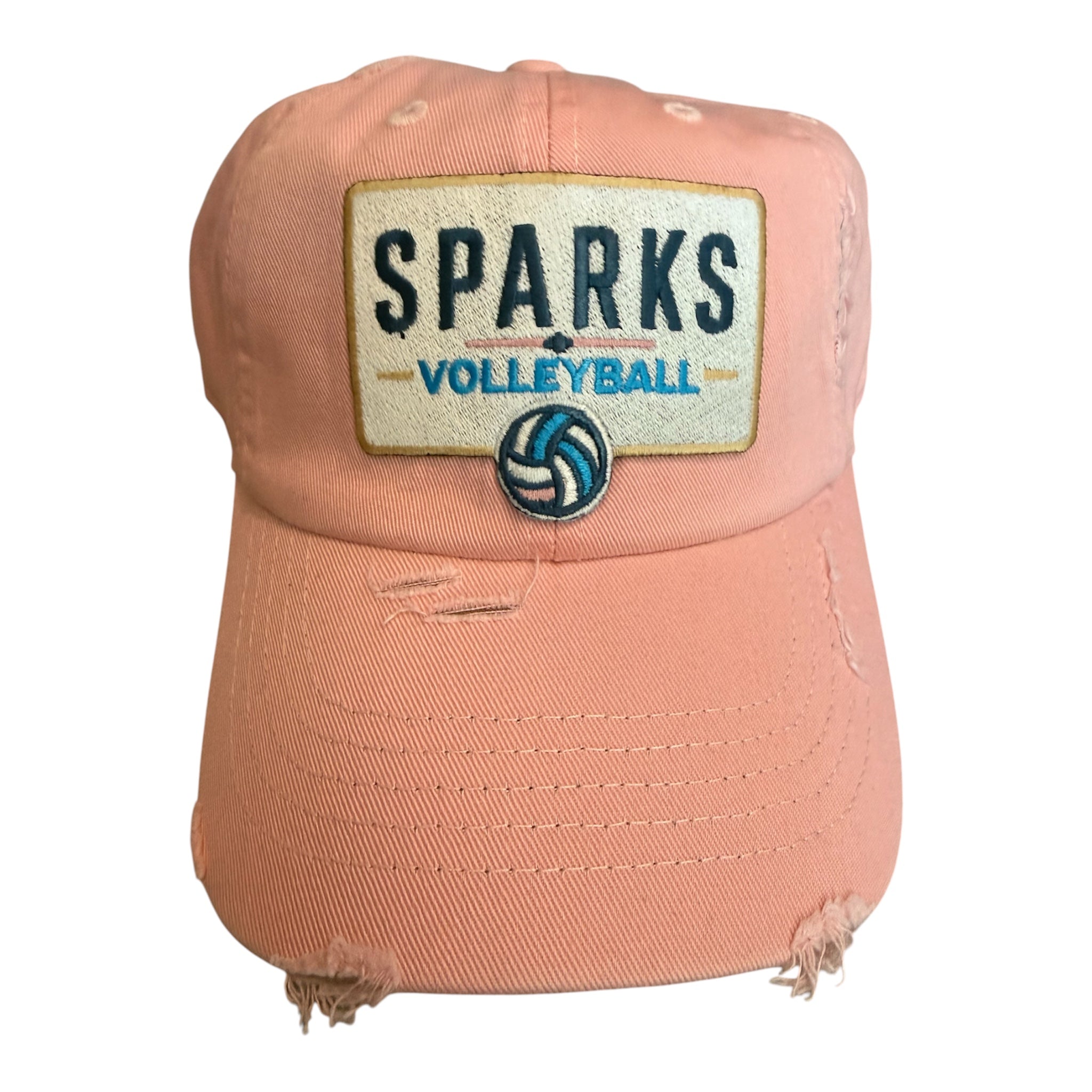 Sparks Vb dusty rose dad hat with patch