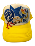 Let’s go! bananas baseball trucker hat