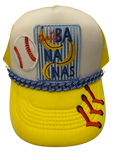 This is Bananas foam yellow trucker