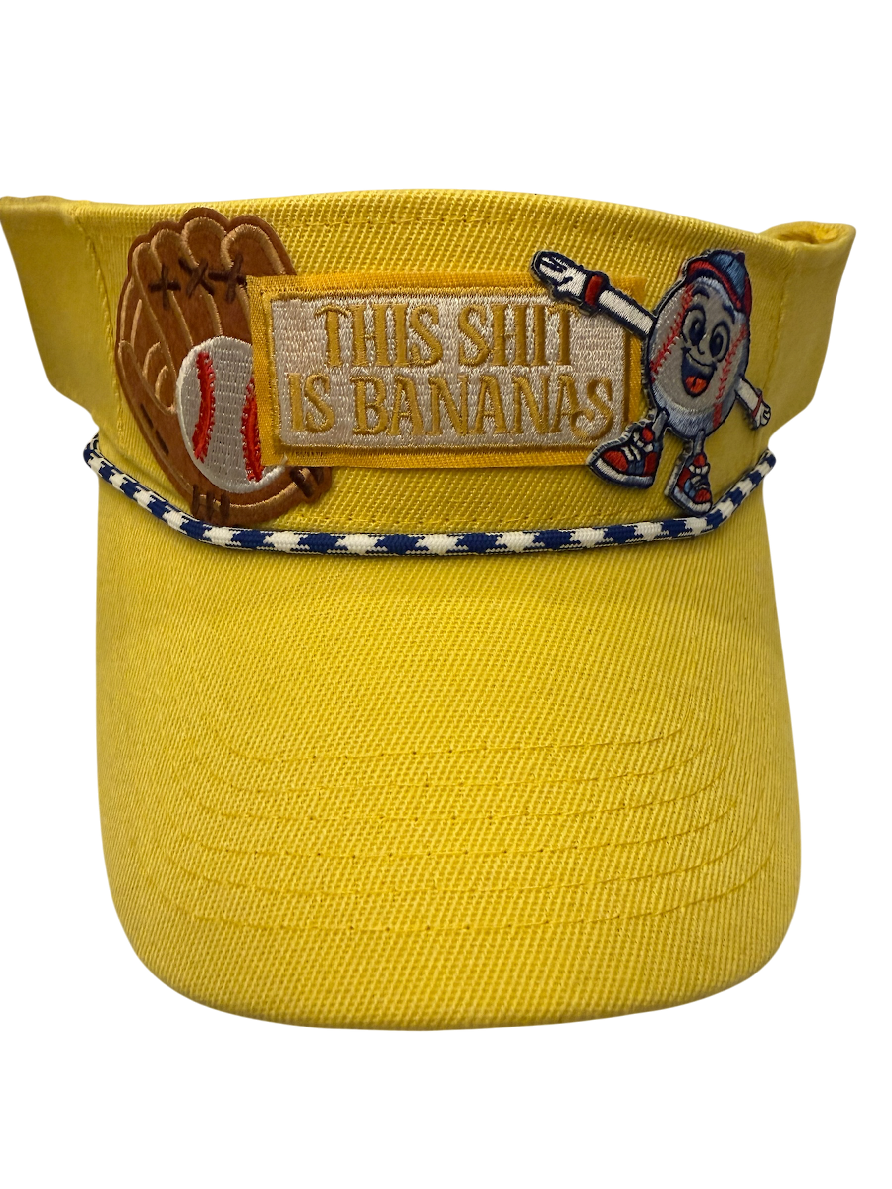 Bananas yellow baseball visor